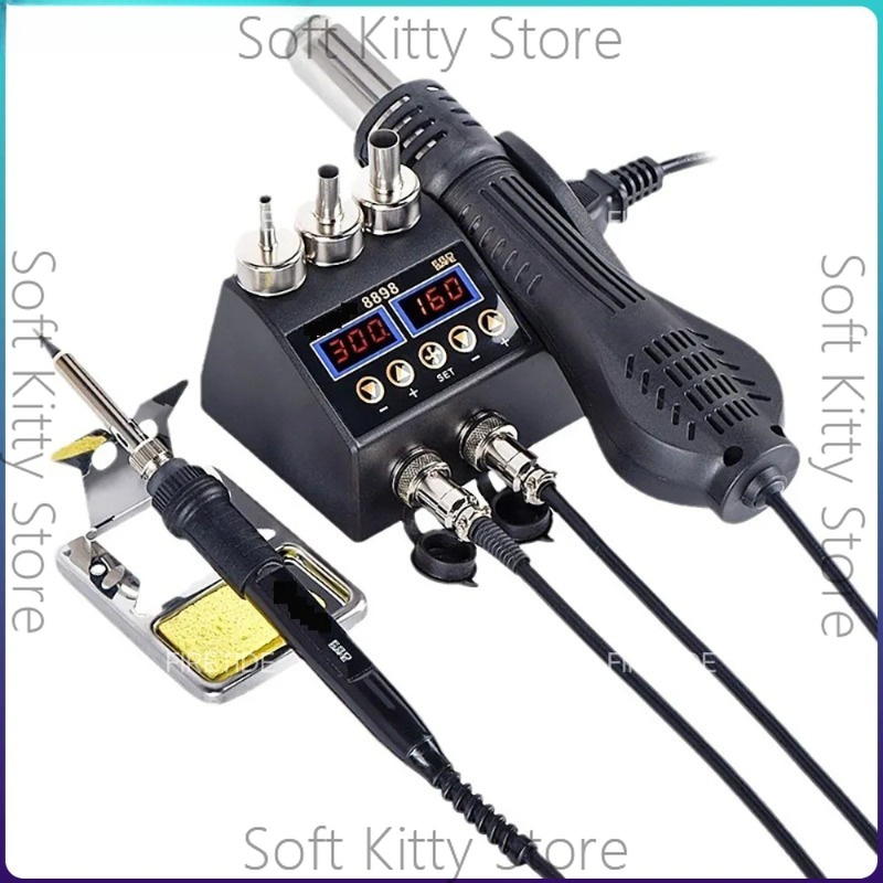 Паяльная станция 750 Вт 2 в 1  – обзор и цена 2 In 1 Soldering Rework Station 750W