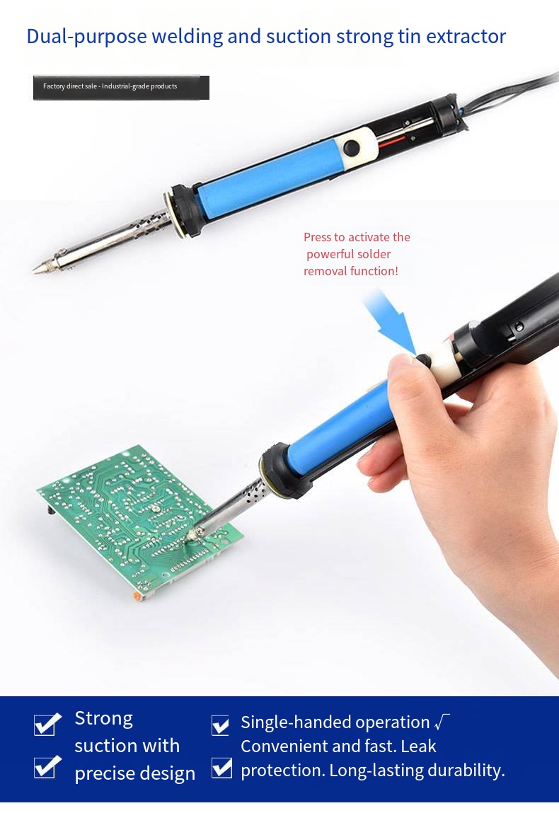 Электрический паяльник-вакуумн – обзор и цена Desoldering Pump Electric Vacuum Station